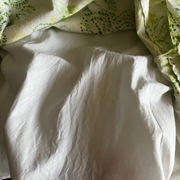 Eddie Bauer White Floral Print Tiered Midi Skirt Size 6 - Picture 13 of 13